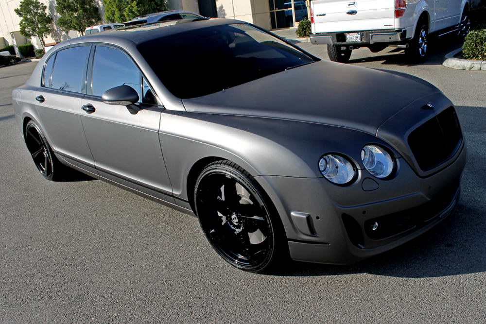 Charcoal Matte Metallic Wrap Bentley Wrapfolio