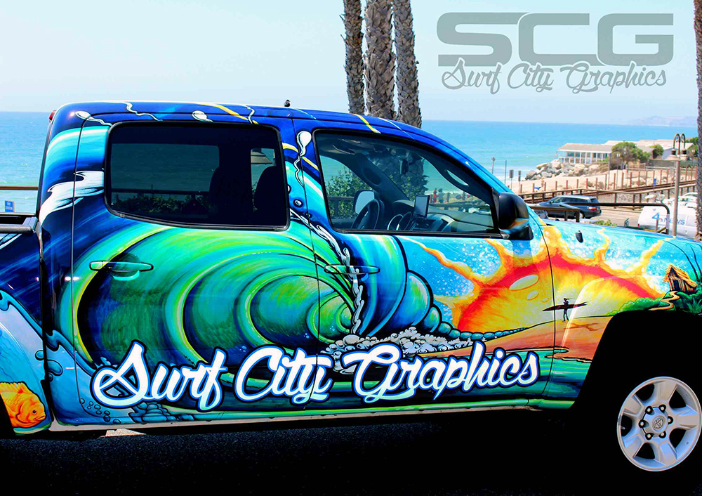 Drew Brophy Truck Wrap by SCG WRAPFOLIO