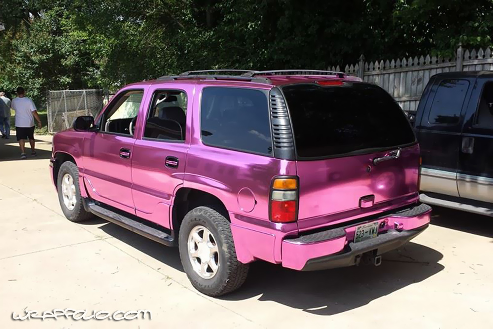 Pink Chrome Yukon Wrap Wrapfolio