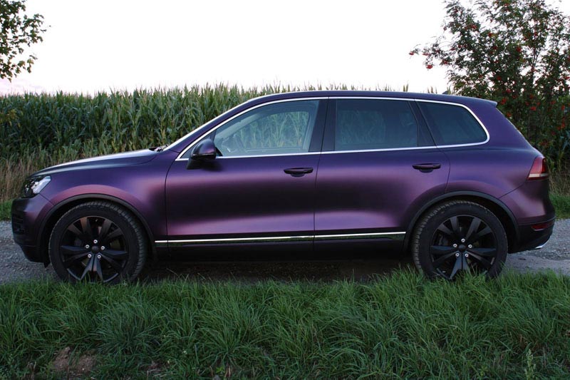 PWF Matte Midnight Purple Metallic Toureg Wrapfolio